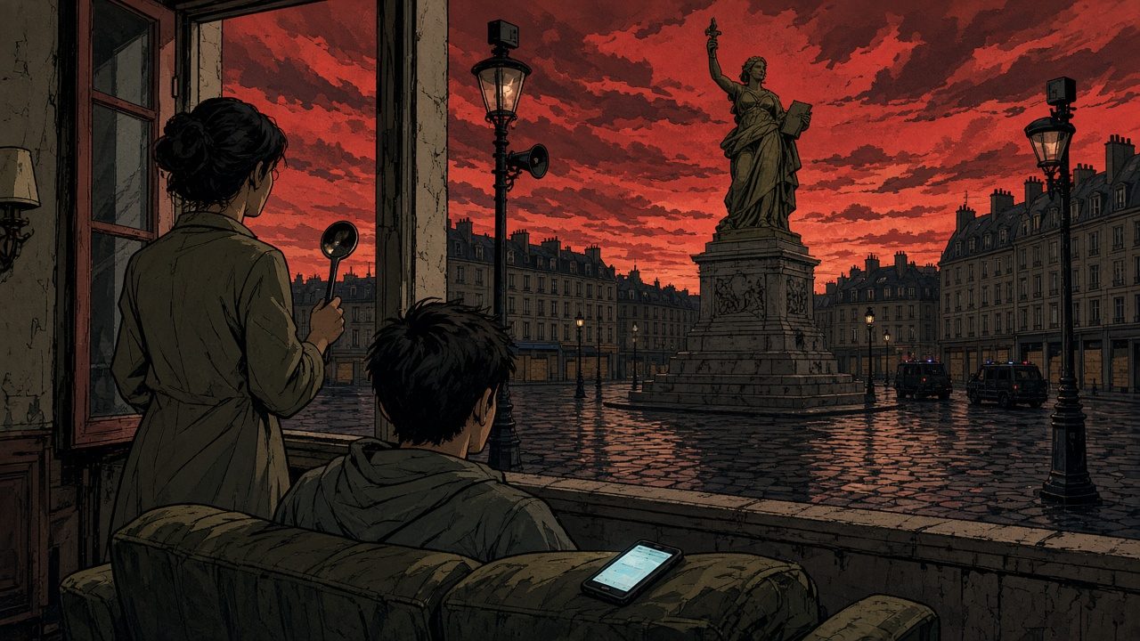 Dessin satirique : Allocution : l'État vous prépare, éteignez le four